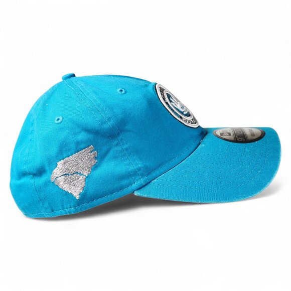 New Era 9TWENTY Charlotte Football Club Soccer 2022 Strapback Hat Blue OS - Picture 4 of 8